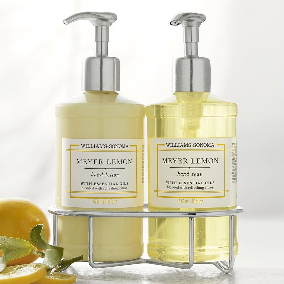 Williams Sonoma Meyer Lemon Hand Soap & Lotion, 3Piece Set Williams